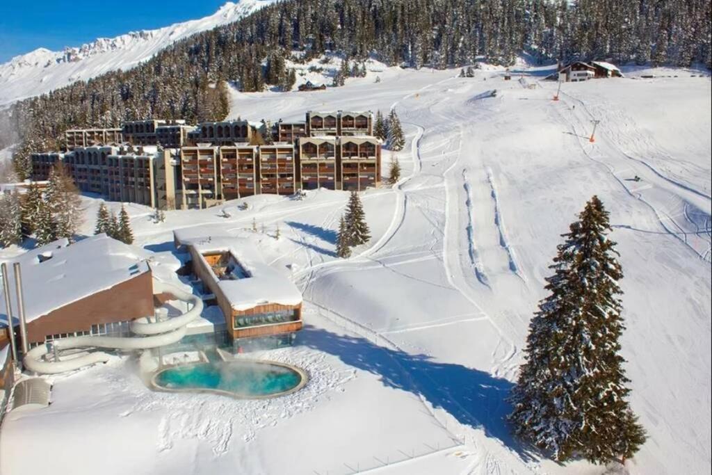 Charmante Chalet-Wohnung Im Ski-/ Wanderparadies Lenzerheide Dış mekan fotoğraf